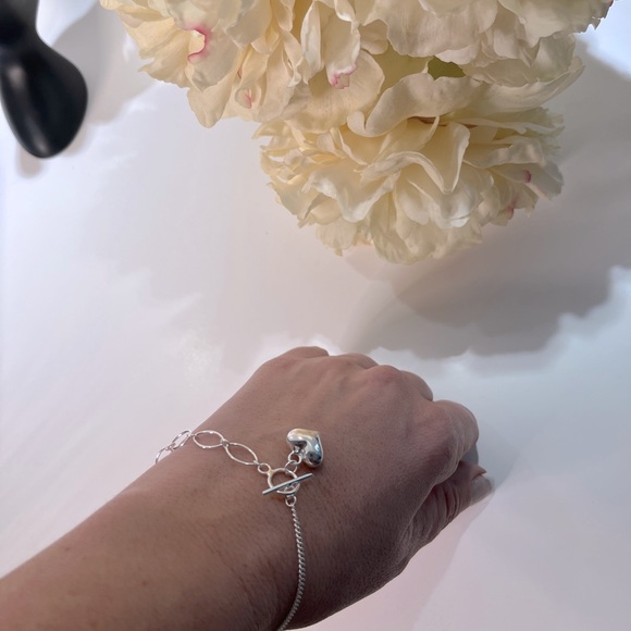 Stunning sterling silver bracelet - Picture 1 of 7